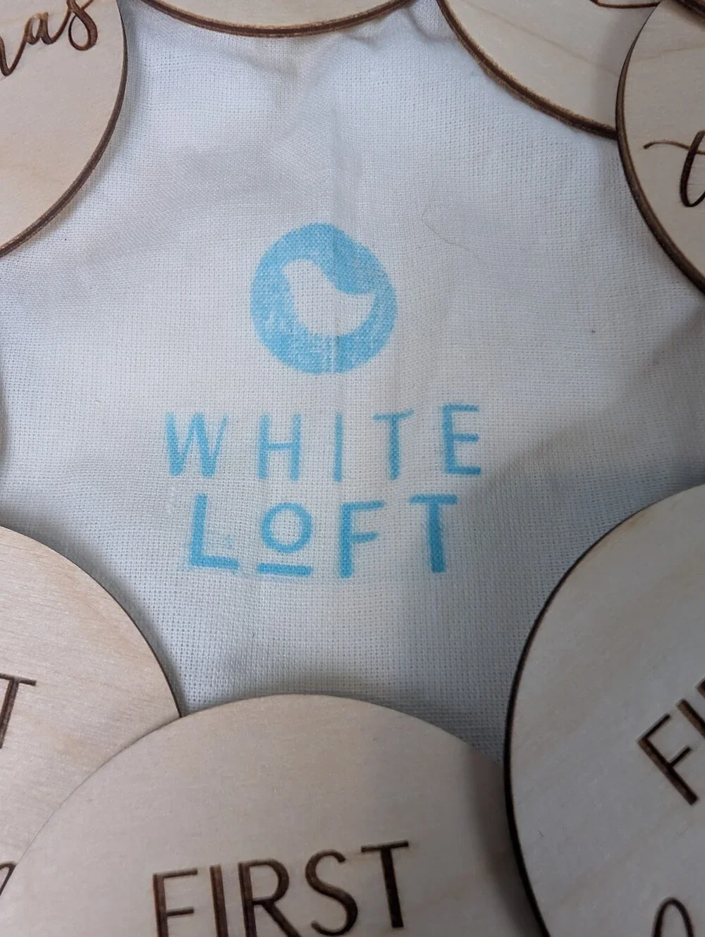 Natural Wood 'First' Milestone Discs - Holiday & Celebration Set